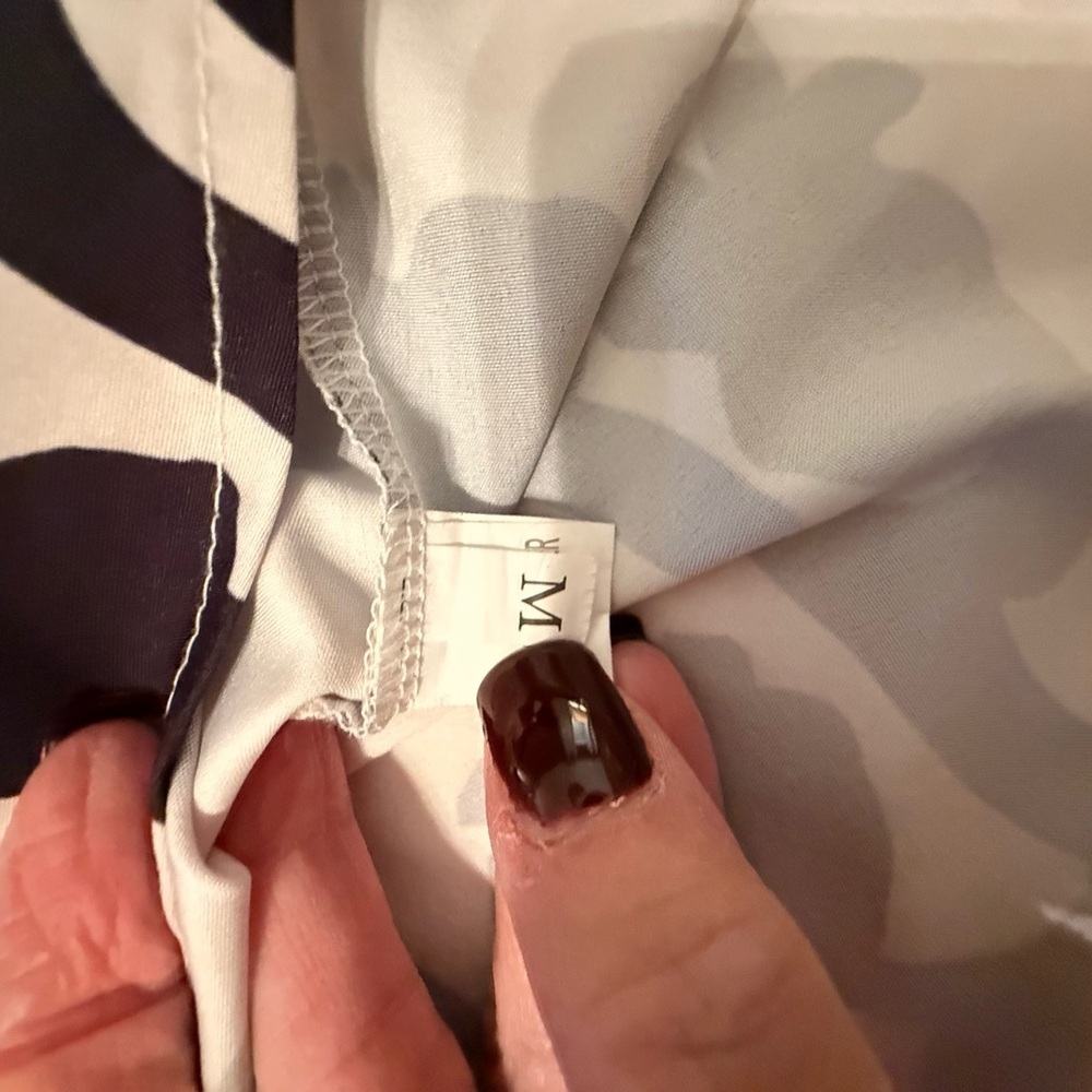 Bohemian Monochrome Patterned Blouse - Picture 3 of 6